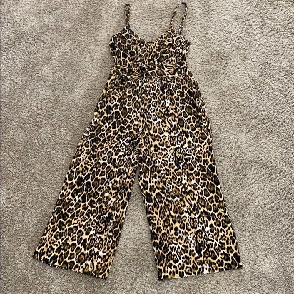 Leopard print jumpsuit